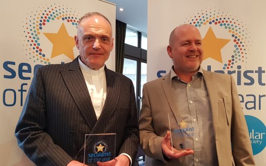 NSS names Phil Johnson and Graham Sawyer as Secularists of the Year