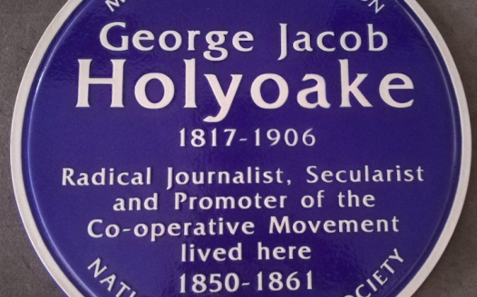 NSS unveils blue plaque commemorating Holyoake