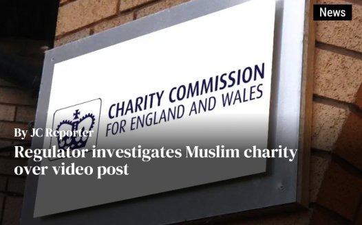 Regulator investigates Muslim charity over video post