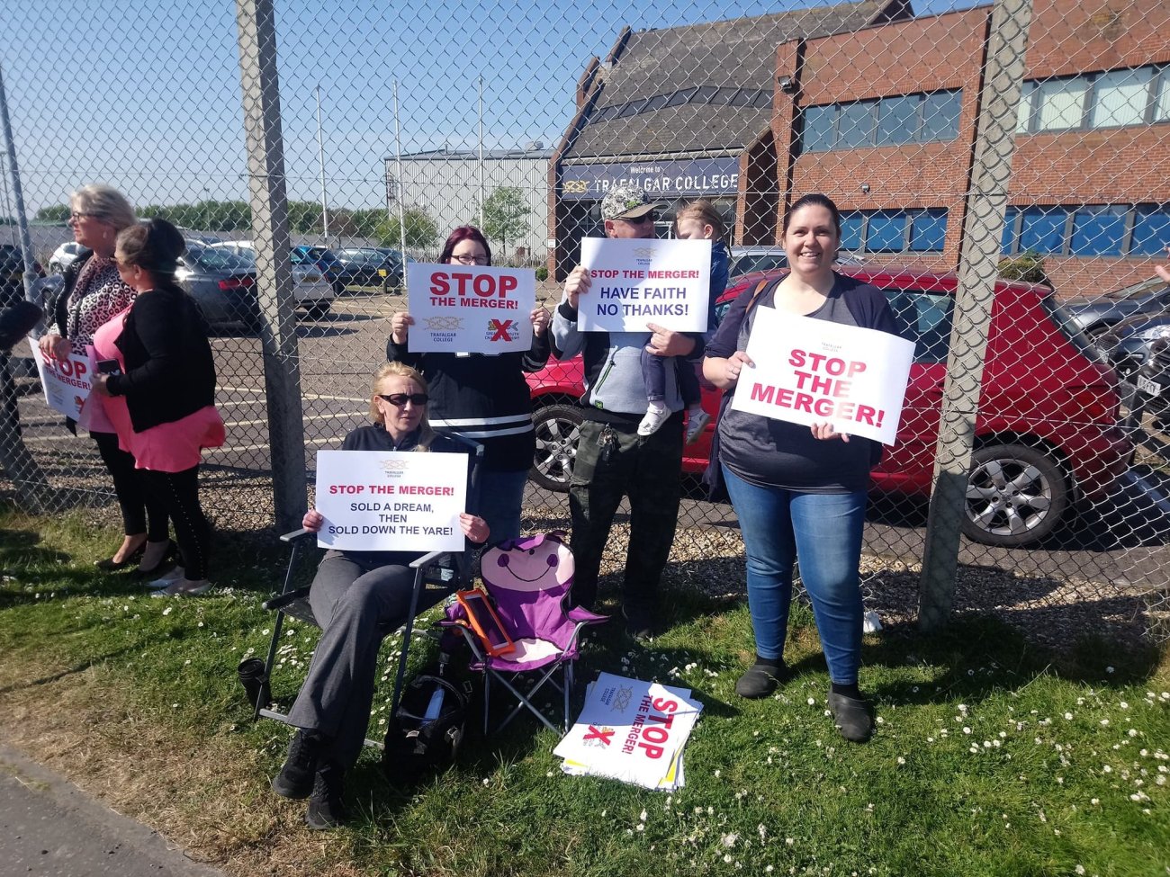 Parents protest imposition of religious status on Norfolk school