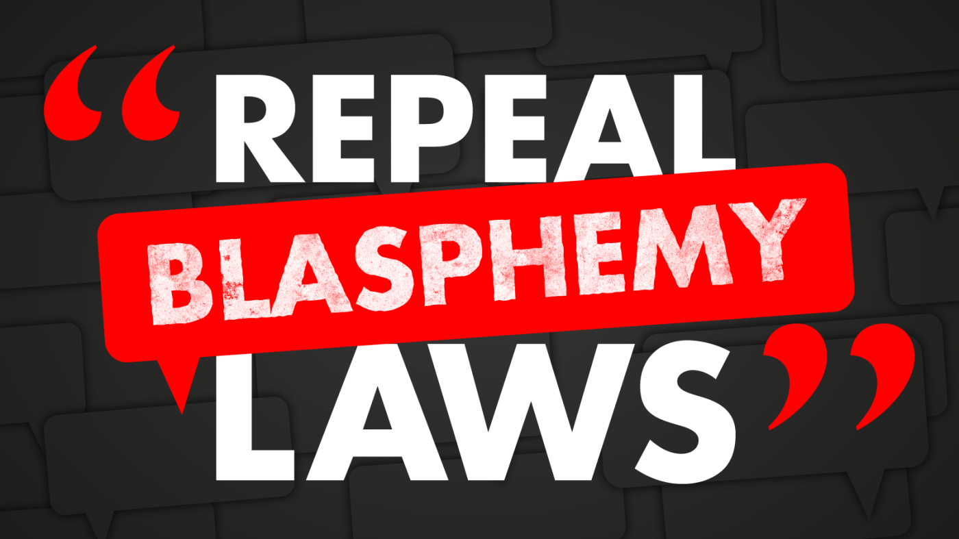 Repeal blasphemy laws