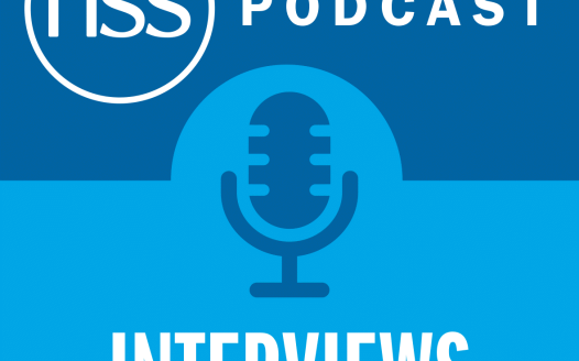 Podcast logo blue (interviews)