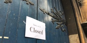 Church closed during coronavirus outbreak