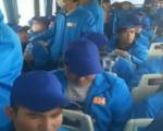 Uighur Muslims bussed across China