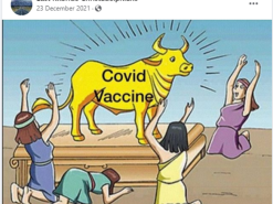 NSS refers Christian charity to regulator for anti-vaxx memes