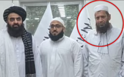 NHS chaplain triggers outrage as he poses with the Taliban