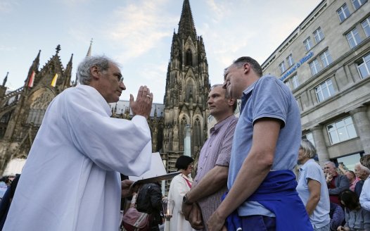 Catholic priests bless same-sex couples in defiance of a German archbishop