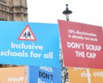 From the NSS's protest against scrapping the 50% cap at the Houses of Parliament in 2018 in