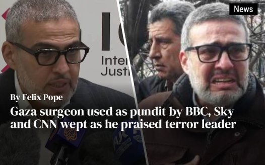 Gaza surgeon used as pundit by BBC, Sky and CNN wept as he praised terror leader