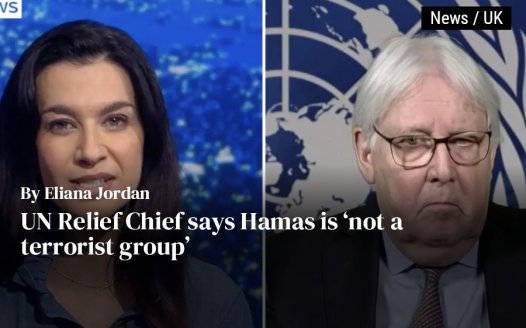 UN Relief Chief says Hamas is ‘not a terrorist group’