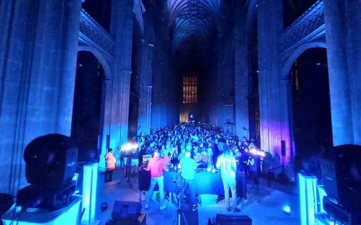 Celebration or desecration? England’s cathedrals open doors to silent discos