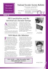 NSS Bulletin Issue 25 - October 2003